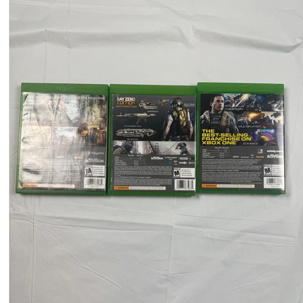 Call of Duty Xbox One Bundle Black Ops III Advanced Warfare Infinite Warfare